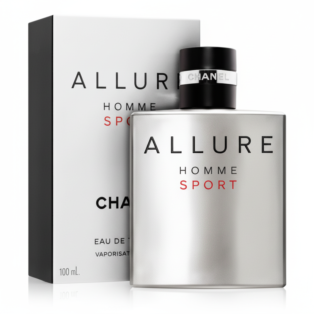 Chanel Allure Homme Sport Frasco e Caixa