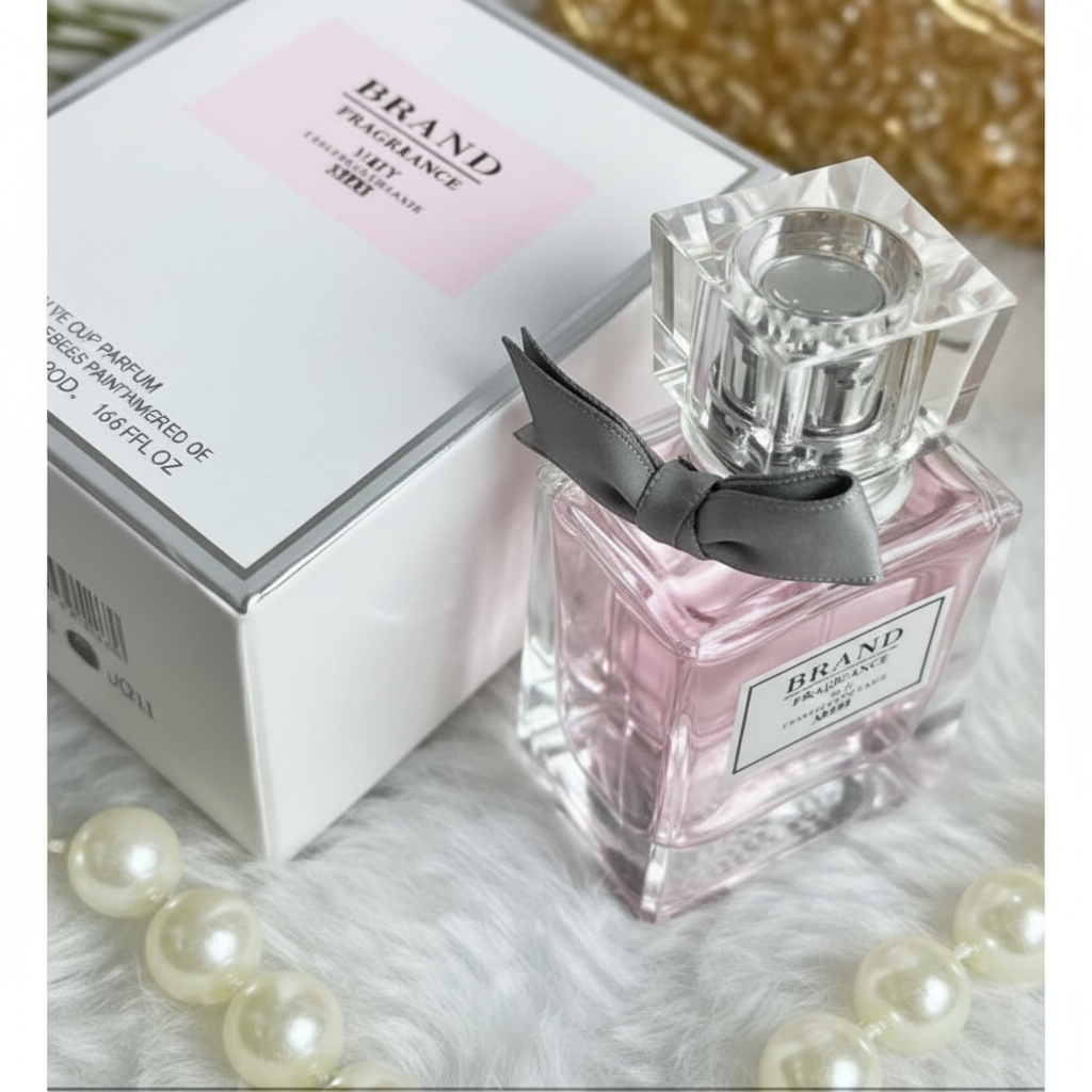 Miss Dior com caixa e flores