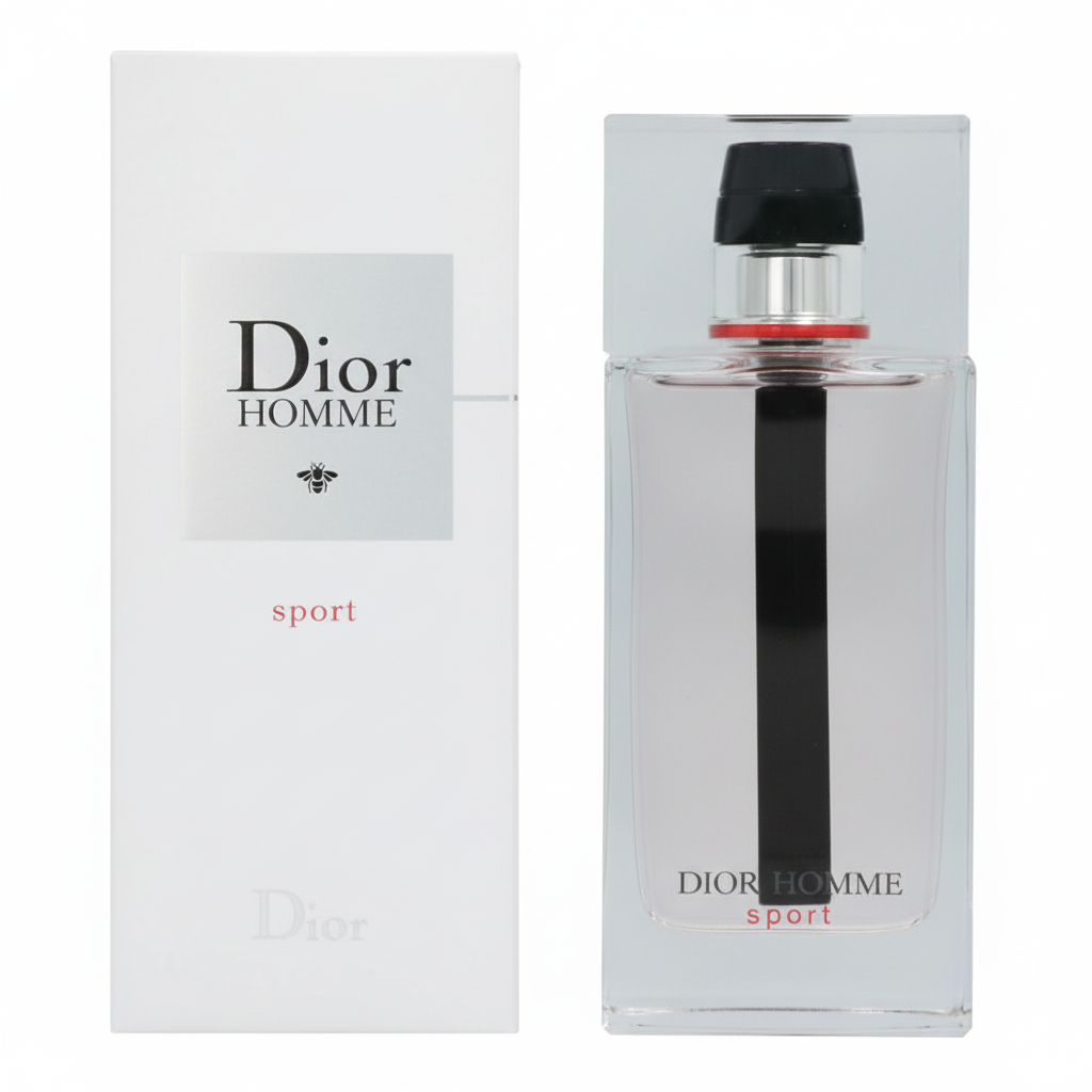 Dior Homme Sport caixa e frasco
